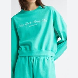 New York Tennis Club Sporty and rich Sweatshirt nwot L